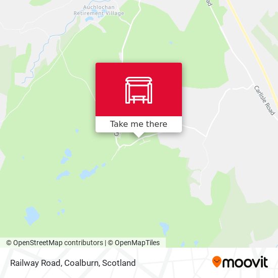 Railway Road, Coalburn map