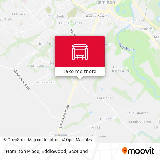 Hamilton Place, Eddlewood map