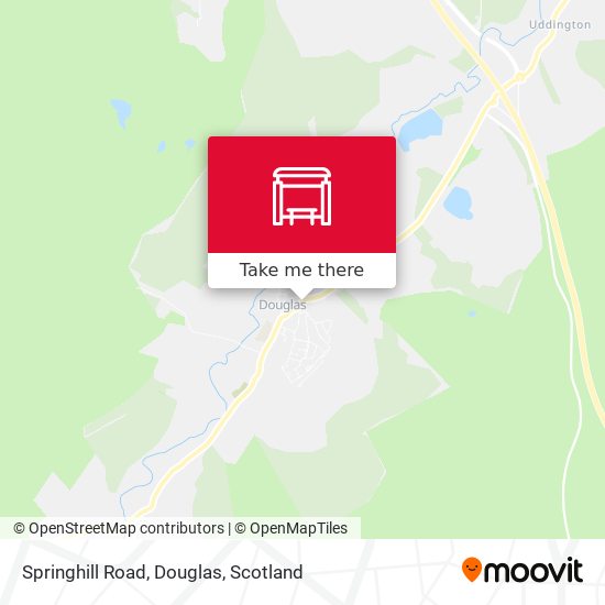Springhill Road, Douglas map