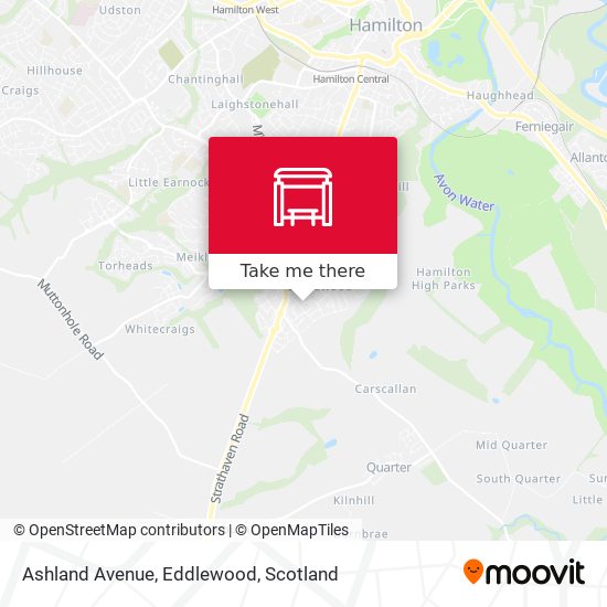 Ashland Avenue, Eddlewood map