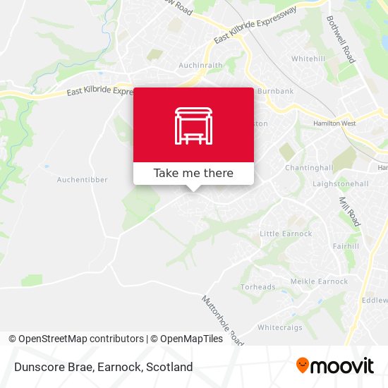 Dunscore Brae, Earnock map