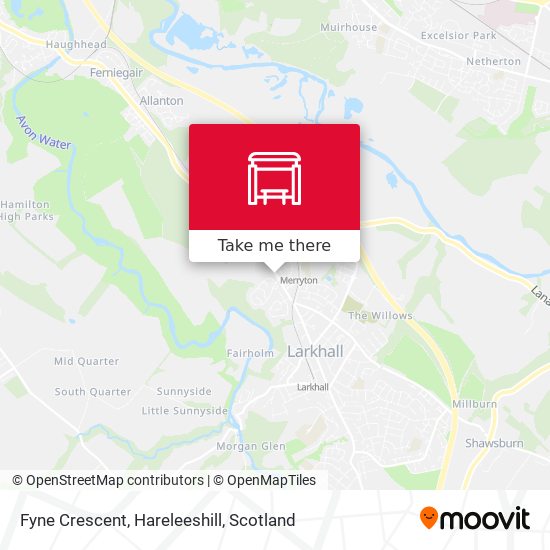 Fyne Crescent, Hareleeshill map