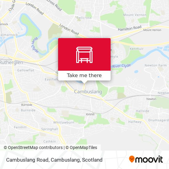 Cambuslang Road, Cambuslang map