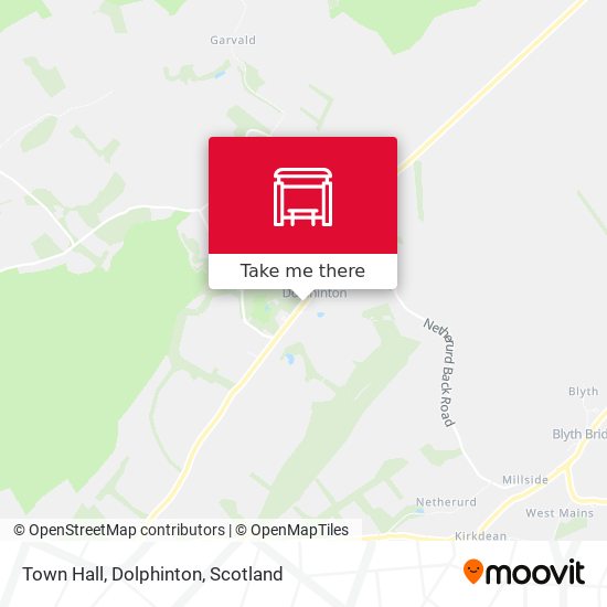 Town Hall, Dolphinton map