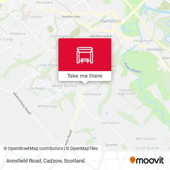 Annsfield Road, Cadzow map