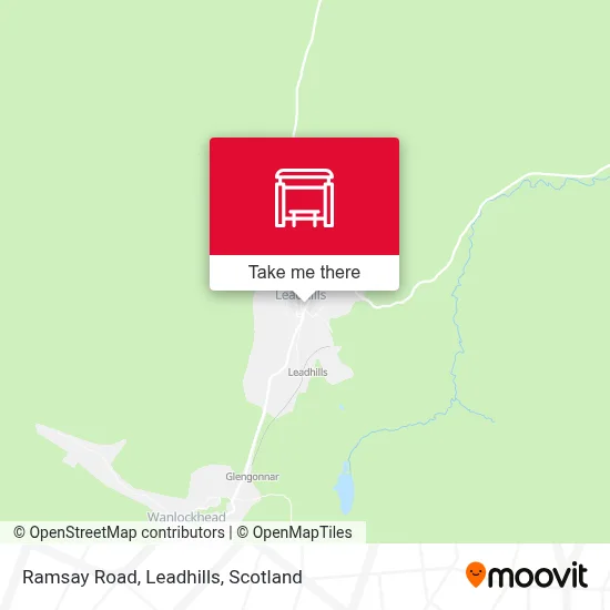 Ramsay Road, Leadhills map