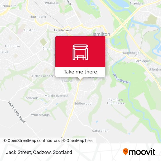 Jack Street, Cadzow map