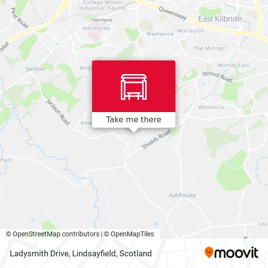 Ladysmith Drive, Lindsayfield map