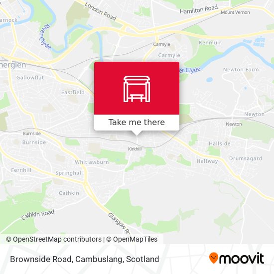 Brownside Road, Cambuslang map