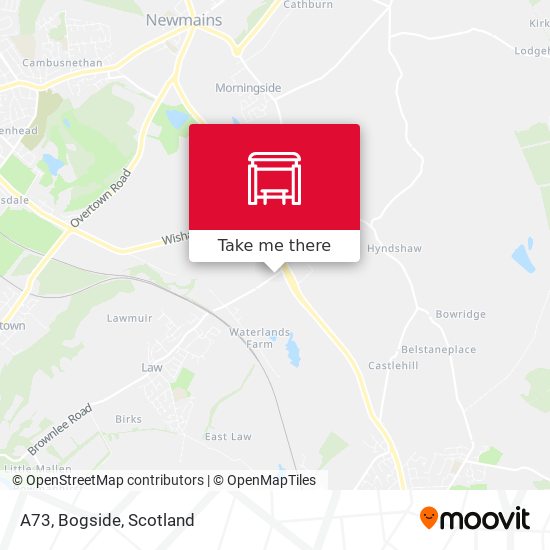 A73, Bogside map