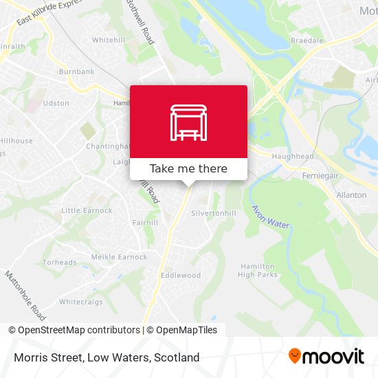 Morris Street, Low Waters map