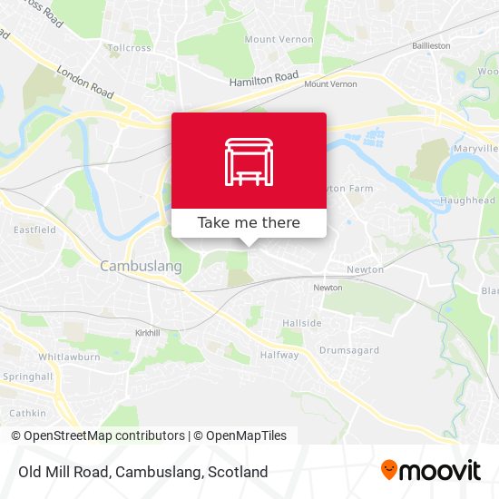 Old Mill Road, Cambuslang map