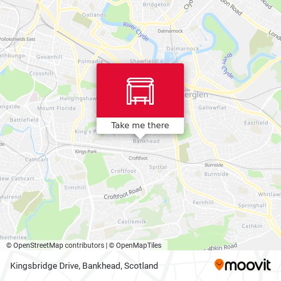 Kingsbridge Drive, Bankhead map