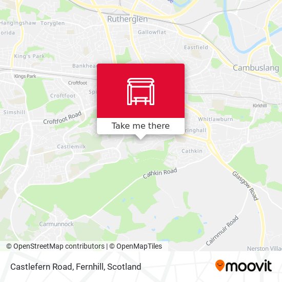 Castlefern Road, Fernhill map
