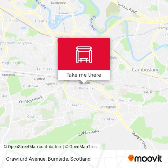 Crawfurd Avenue, Burnside map