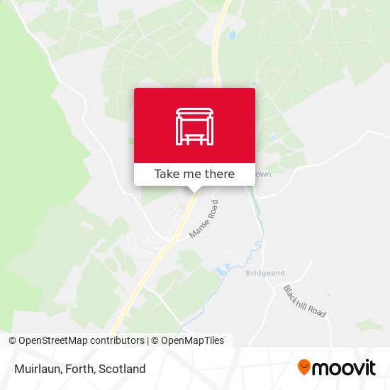 Muirlaun, Forth map
