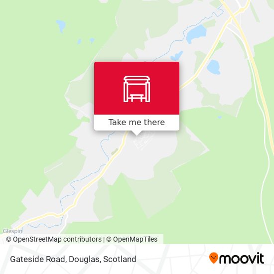 Gateside Road, Douglas map