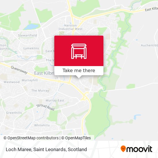 Loch Maree, Saint Leonards map