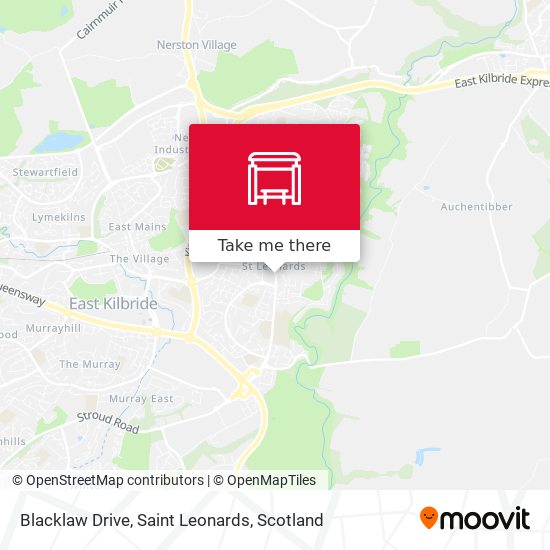 Blacklaw Drive, Saint Leonards map