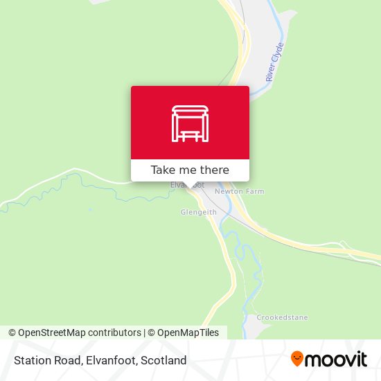 Station Road, Elvanfoot map
