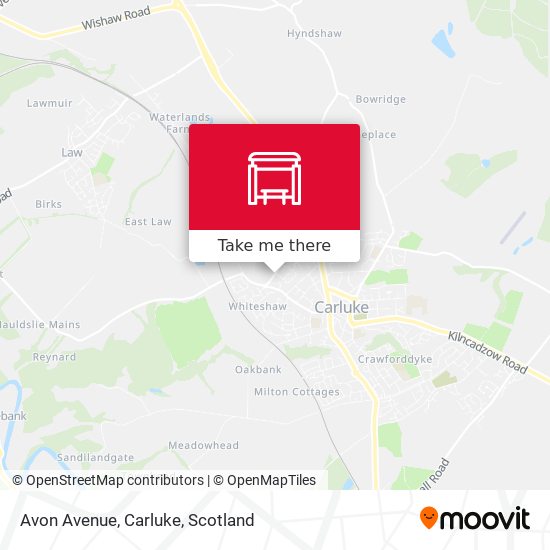 Avon Avenue, Carluke map