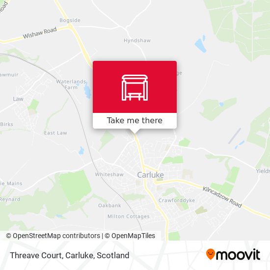 Threave Court, Carluke map