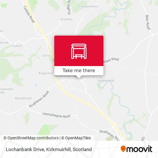 Lochanbank Drive, Kirkmuirhill map