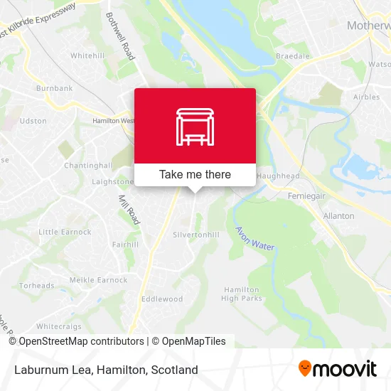 Laburnum Lea, Hamilton map