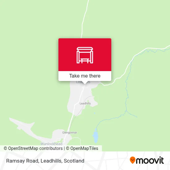 Ramsay Road, Leadhills map