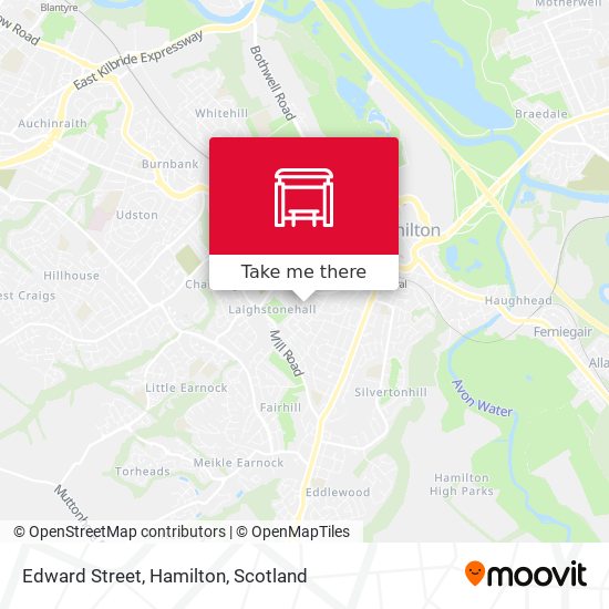Edward Street, Hamilton map