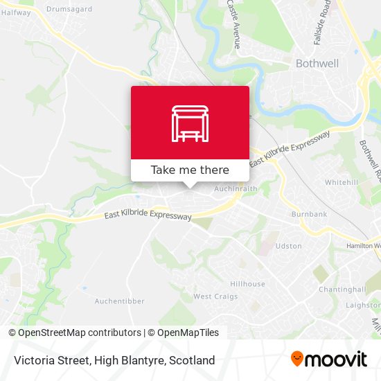 Victoria Street, High Blantyre map