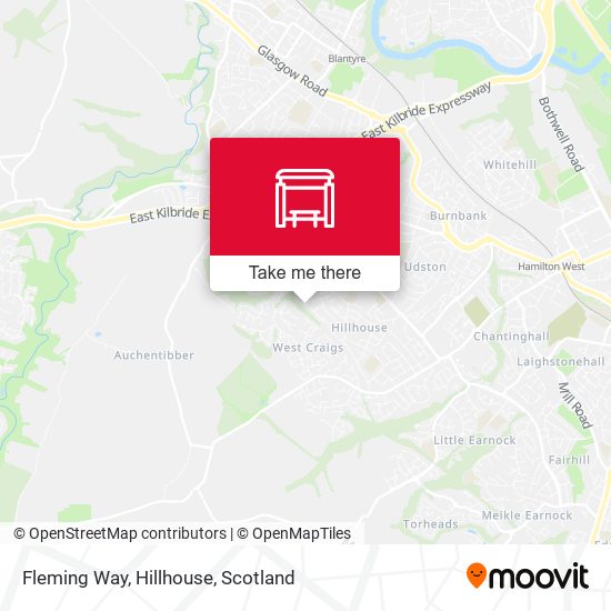 Fleming Way, Hillhouse map