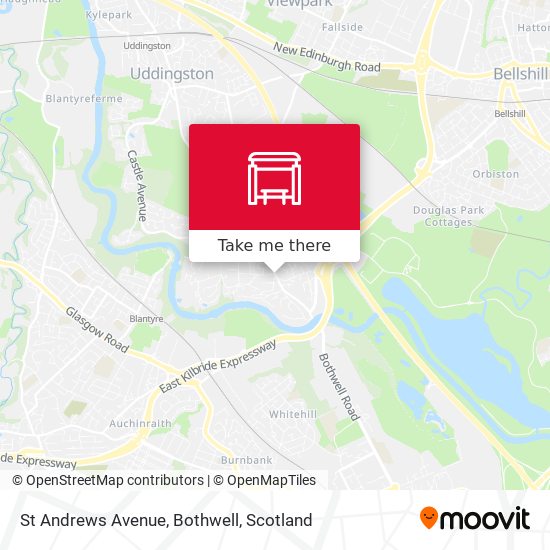 St Andrews Avenue, Bothwell map