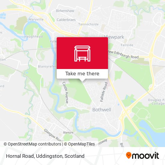Hornal Road, Uddingston map