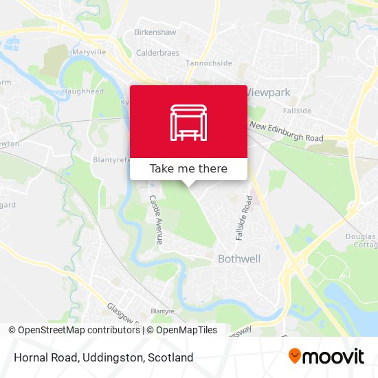 Hornal Road, Uddingston map