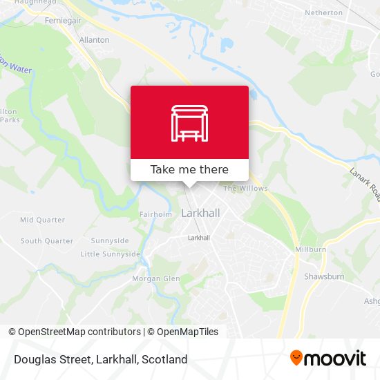 Douglas Street, Larkhall map