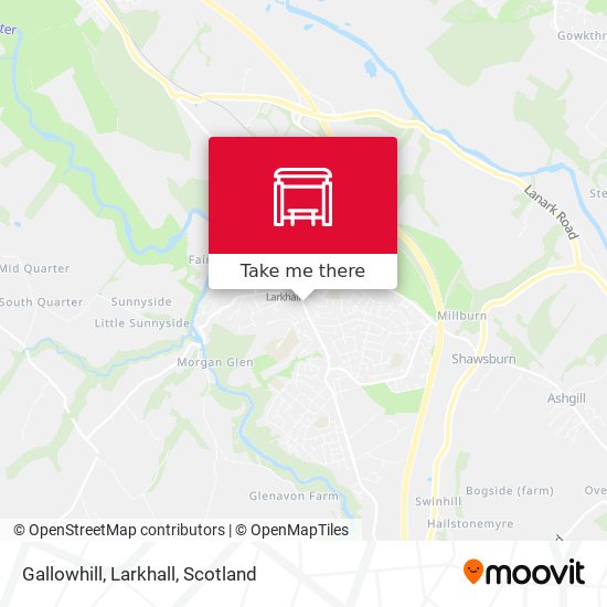 Gallowhill, Larkhall map