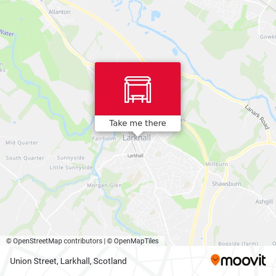 Union Street, Larkhall map
