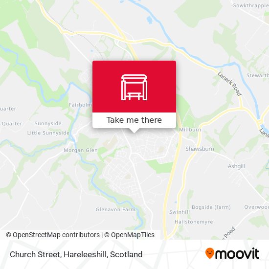 Church Street, Hareleeshill map