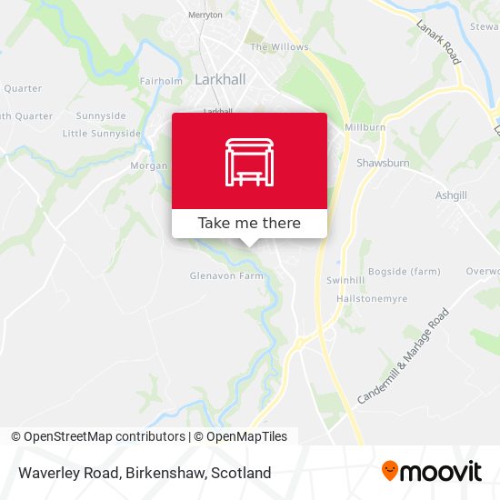 Waverley Road, Birkenshaw map