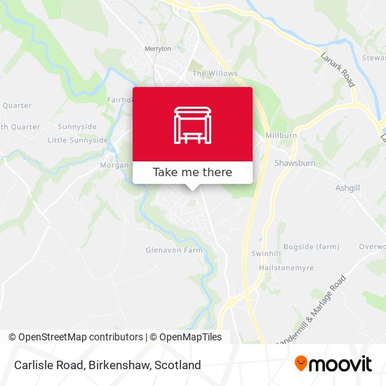 Carlisle Road, Birkenshaw map