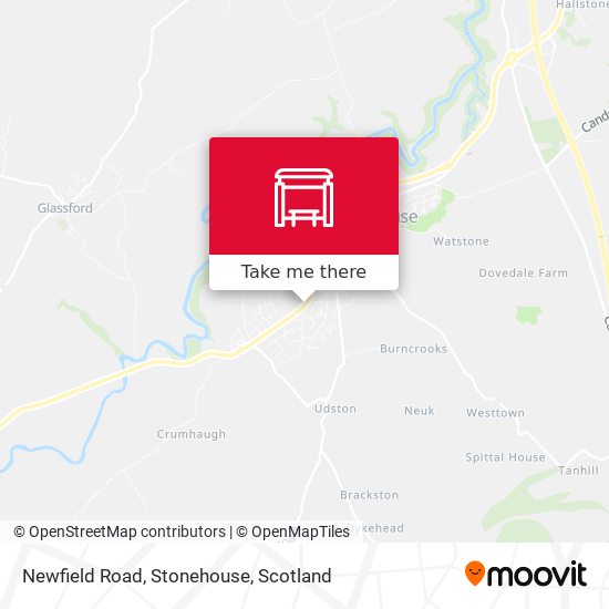 Newfield Road, Stonehouse map