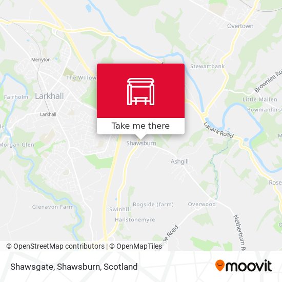 Shawsgate, Shawsburn map