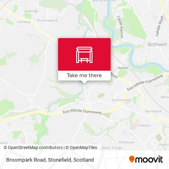 Broompark Road, Stonefield map