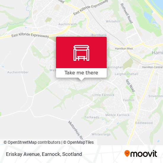 Eriskay Avenue, Earnock map