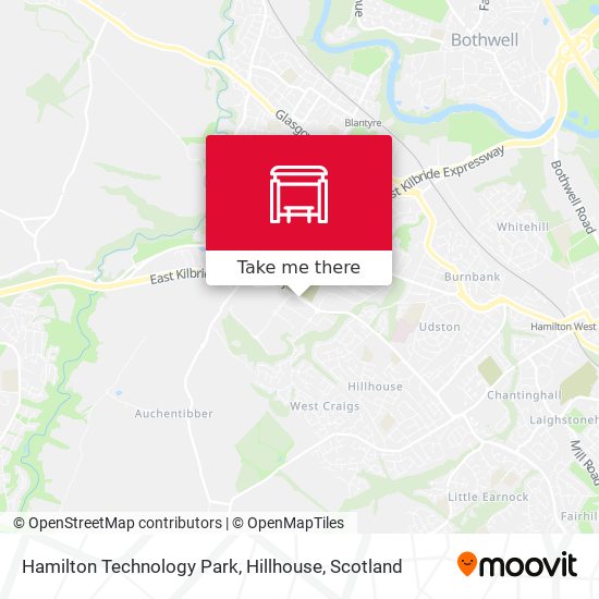Hamilton Technology Park, Hillhouse map