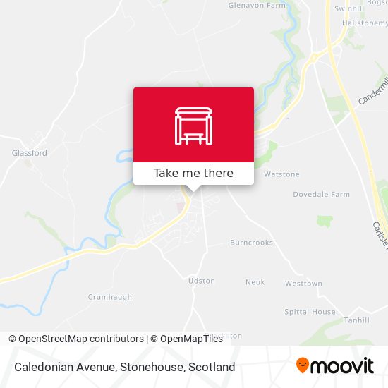 Caledonian Avenue, Stonehouse map