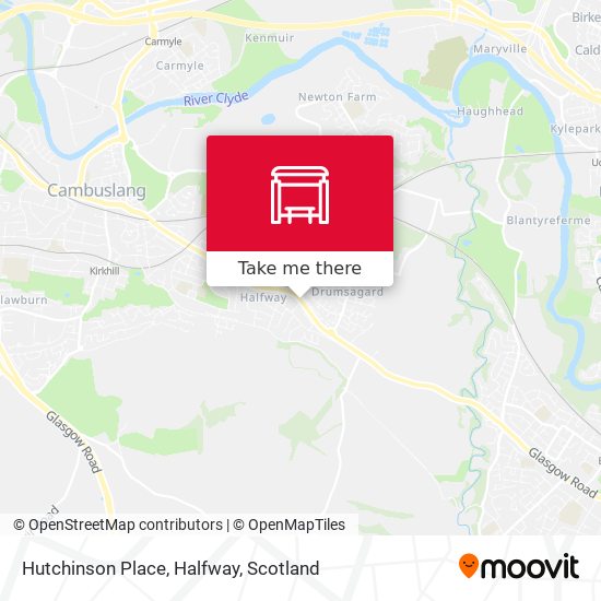 Hutchinson Place, Halfway map