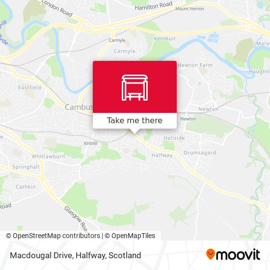 Macdougal Drive, Halfway map