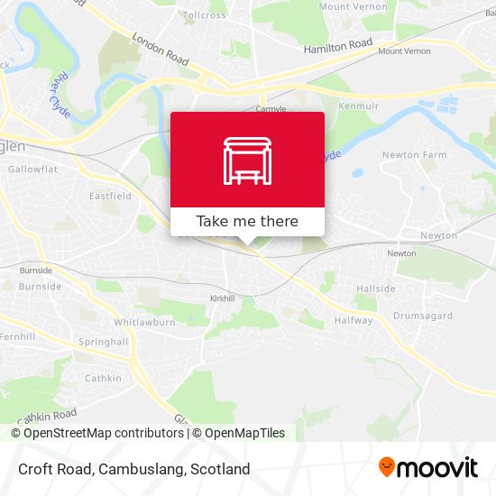 Croft Road, Cambuslang map